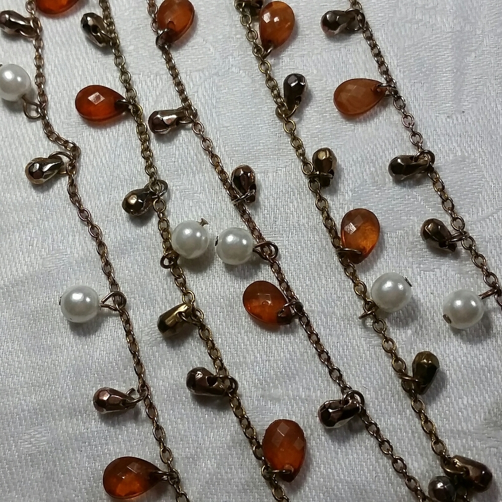 Premier Designs Multi Layer NECKLACE Charm Beads - Picture 11 of 12